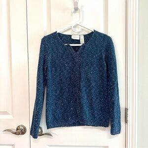 Liz Claiborne Textured Twist-Front Pullover Sweater